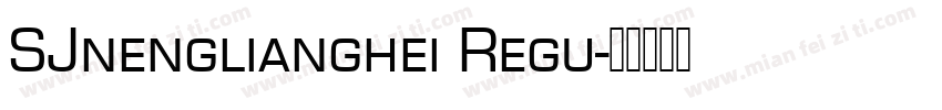 SJnenglianghei Regu字体转换
